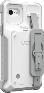 UAG Workflow Battery Case for Apple iPhone SE/SE2/SE3/8 - white/gray