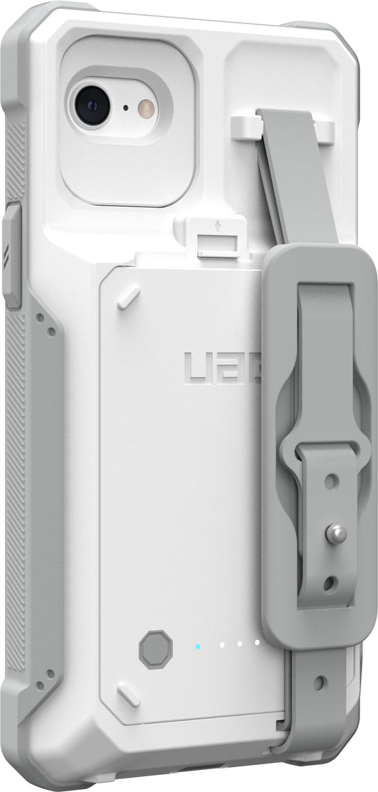 UAG Workflow Battery Case for Apple iPhone SE/SE2/SE3/8 - white/gray