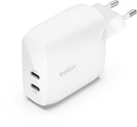 Belkin Dual USB-C Charger 60W - white
