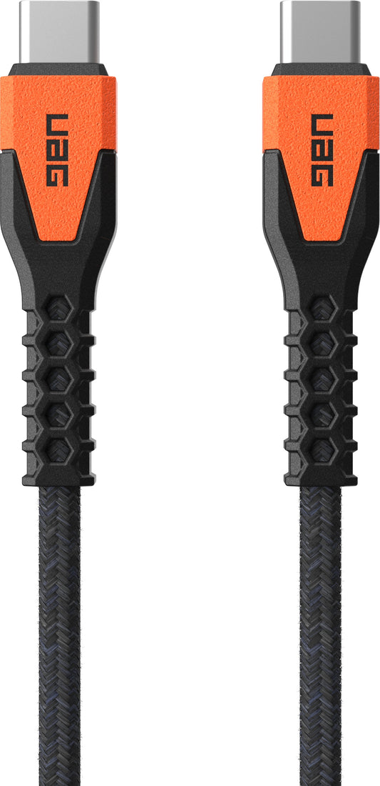 UAG Kevlar Core Power Cable USB-C to USB-C - black/orange