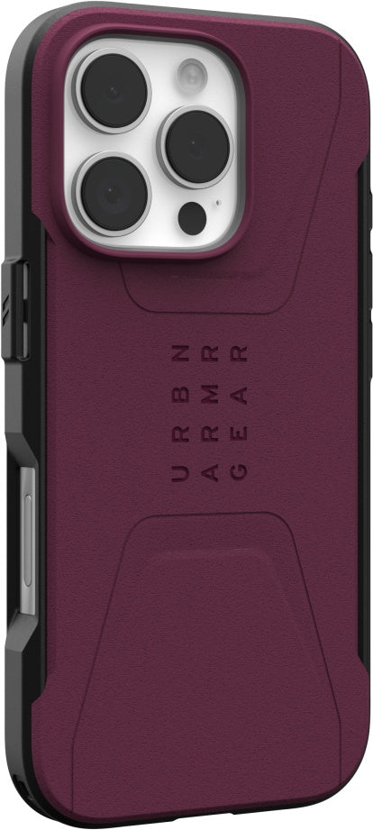 UAG Civilian Magsafe Case - iPhone 16 Pro - bordeaux
