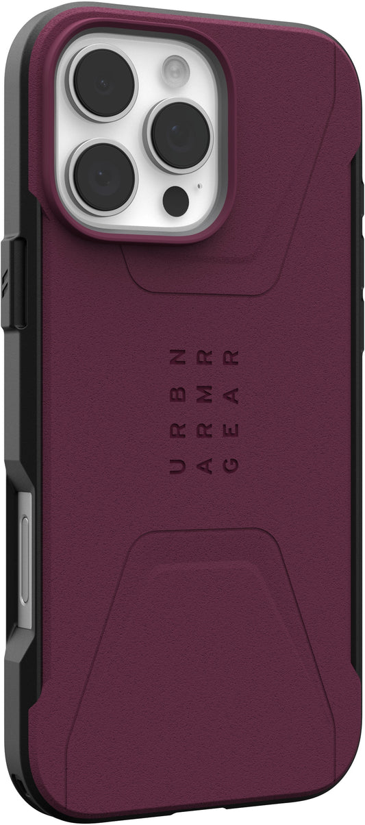 UAG Civilian Magsafe Case - iPhone 16 Pro Max - bordeaux