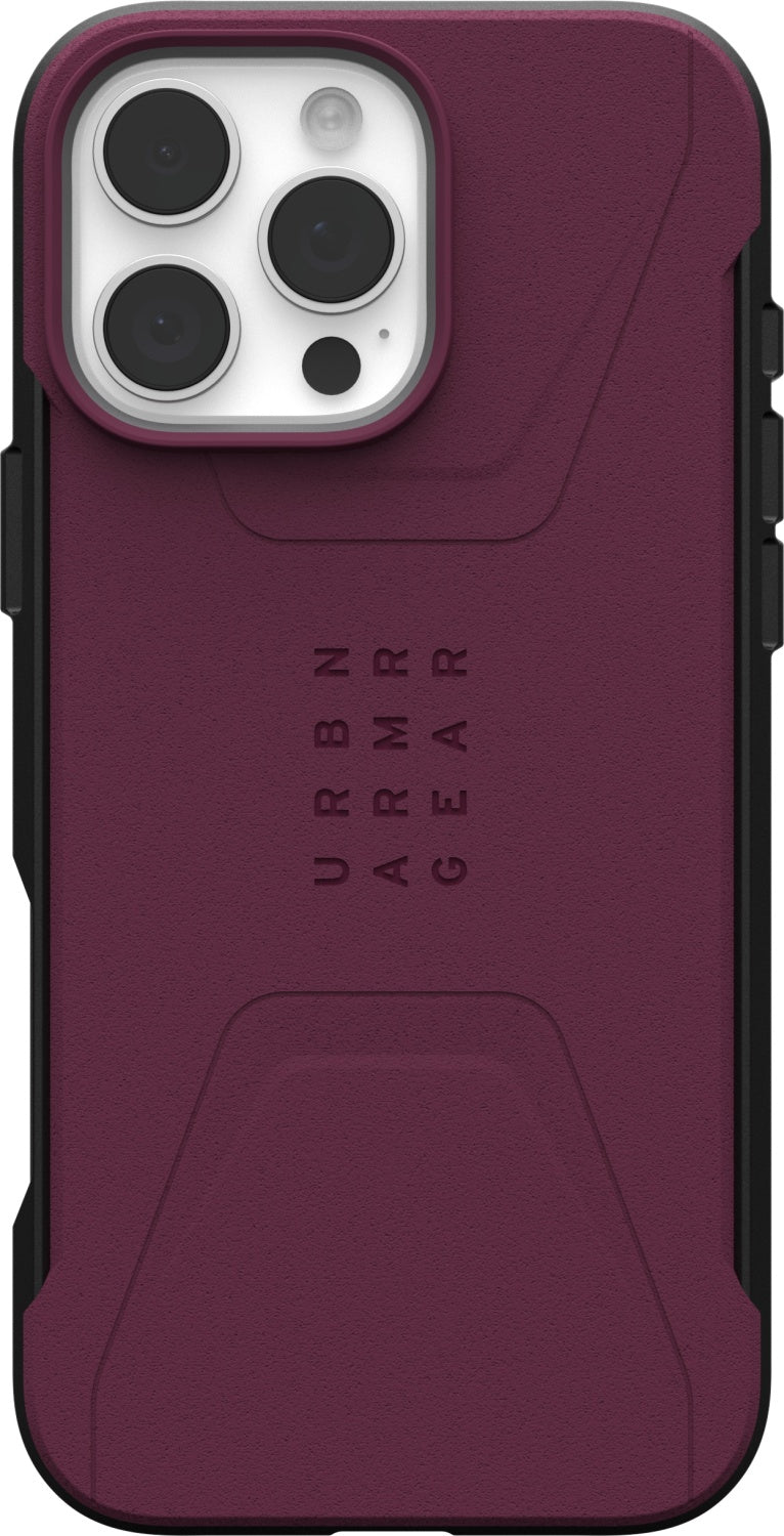 UAG Civilian Magsafe Case - iPhone 16 Pro Max - bordeaux