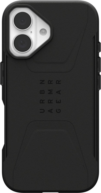 UAG Civilian Magsafe Case - iPhone 16 - black
