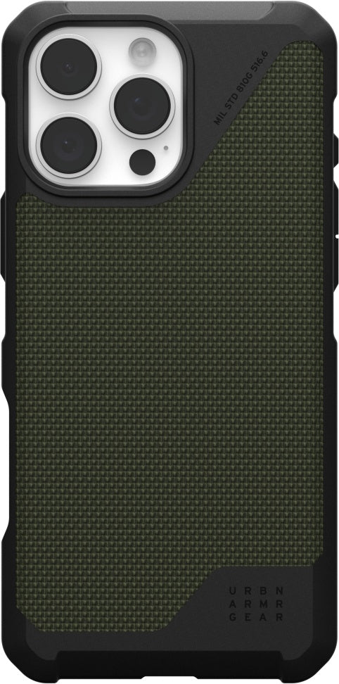 UAG Metropolis LT Magsafe Case - iPhone 16 Pro Max - kevlar olive
