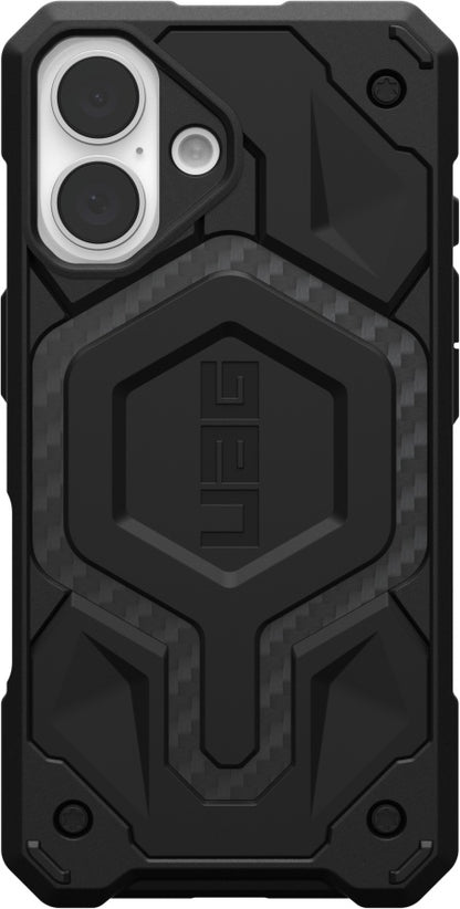 UAG Monarch Case - iPhone 16 - carbon fiber
