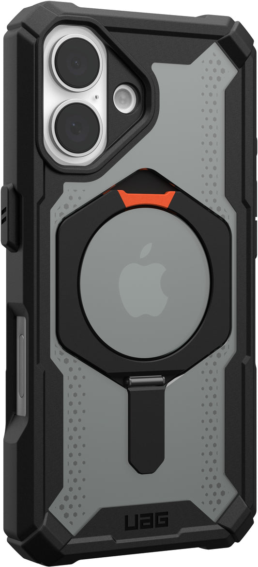 UAG Plasma XTE Magsafe Case - iPhone 16 - black/orange