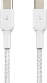 Belkin Boost Charge Braided USB-C to USB-C Cable 0.15m - white