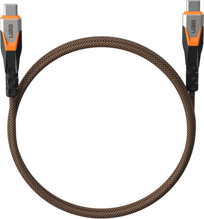 UAG SRGE 3.2 USB-C 20Gbps 240W Cable - 75cm - black/orange