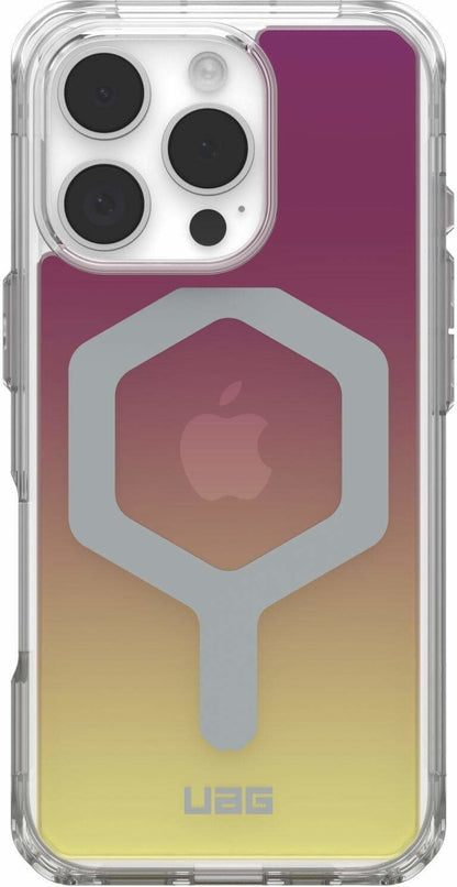 UAG Plyo Magsafe Case - iPhone 16 Pro - maroon/yellow ombré