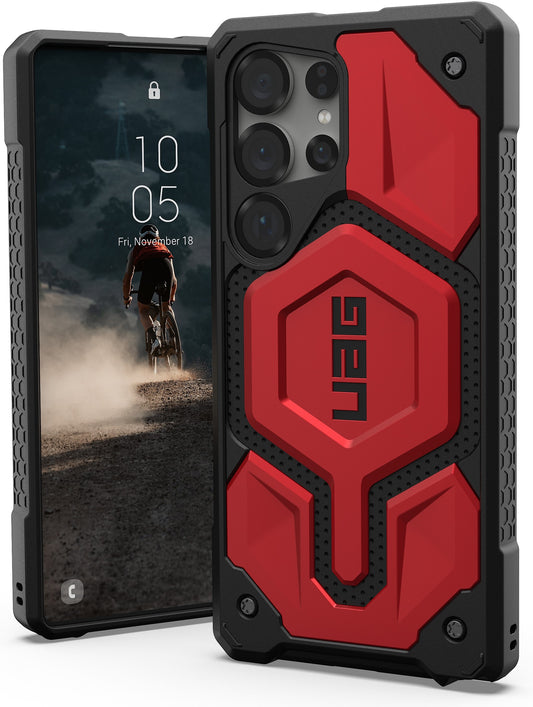 UAG Monarch Pro Case - Samsung Galaxy S25 Ultra - crimson