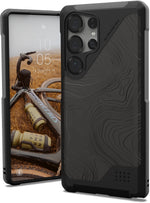UAG Metropolis LT Case with Magnet - Samsung Galaxy S25 Ultra - topography black