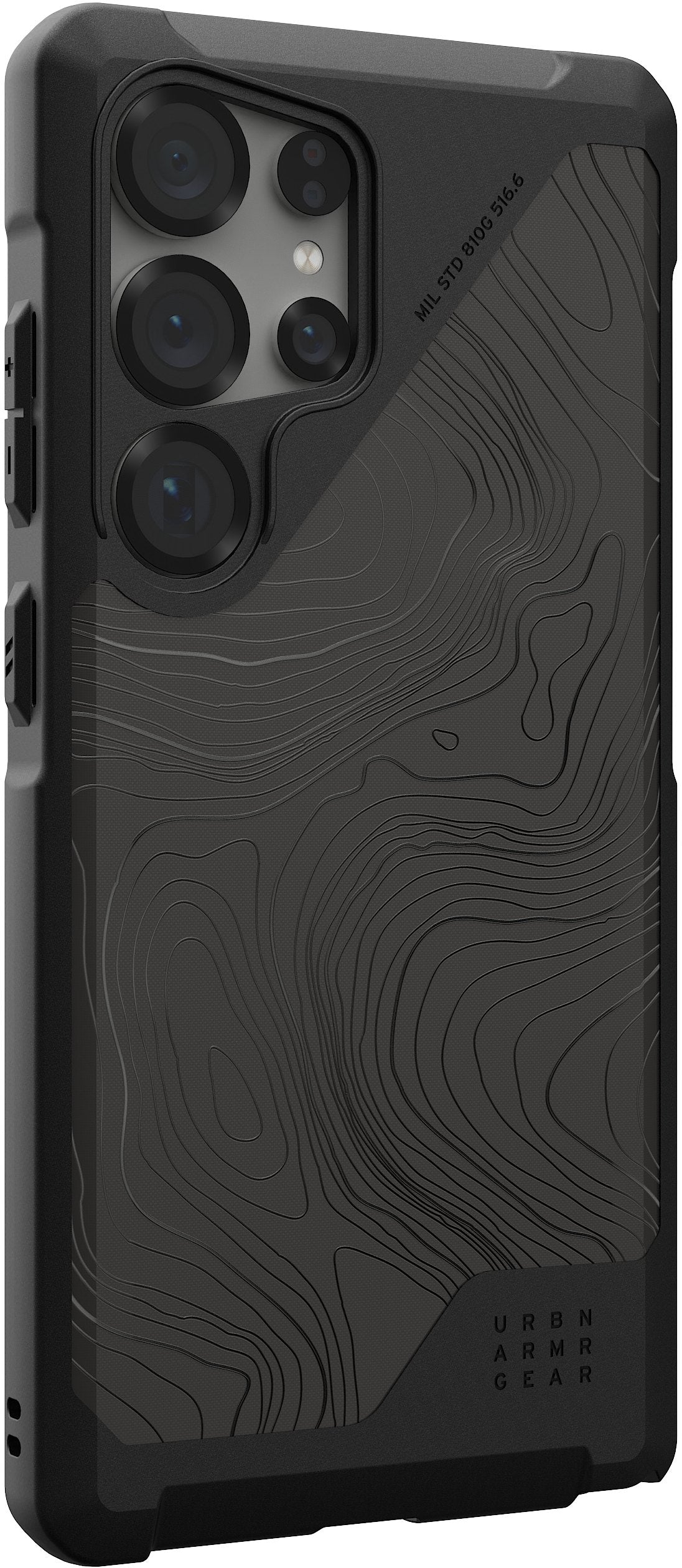 UAG Metropolis LT Case with Magnet - Samsung Galaxy S25 Ultra - topography black