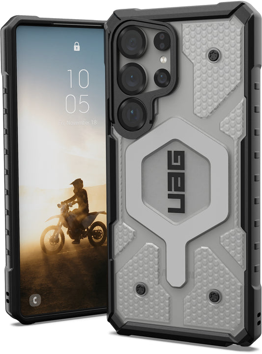 UAG Pathfinder Clear Case with Magnet - Samsung Galaxy S25 Ultra - ice/silver