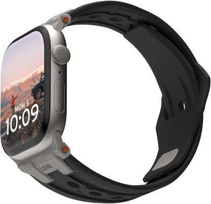 UAG Monarch Strap - Apple Watch [49/45/44/42mm] - black/titanium