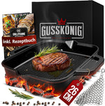 Gusskönig Gusseisen Grillpfanne [26cm]