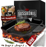 Gusskönig Gusseisen Grillpfanne [30cm]