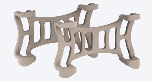 Tractive GPS DOG 6 - Rubber Clips [2 Stk.] - brown