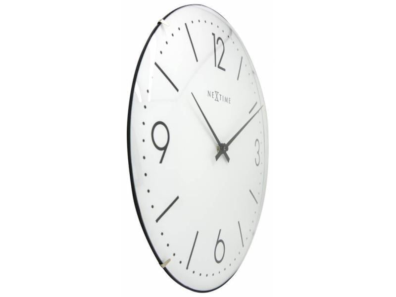 NeXtime horloge murale Basic Ø 35 cm blanc