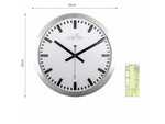 Stazione orologio da parete NeXtime RCC Ø 35 cm bianca