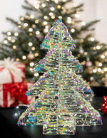 LED Tannenbaum Candy Outdoor aus Metall mit 720LED Micro Light Farbige PET Streifen