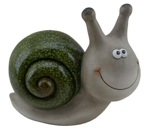 Deko Schnecke 
aus Magnesia 
H28.5cm