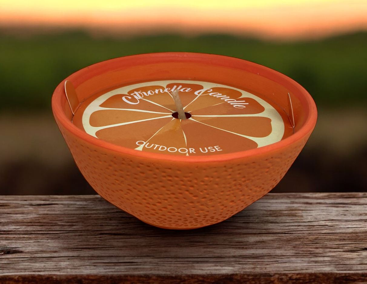 Citronella Kerze Duft Orange D12.5cm
