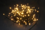 LED Outdoor Lichterkette 240 LED 
Warm weisses Licht 
L: 24m - Kabelfarbe: Grün