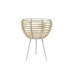 Kerzenhalter aus Rattan