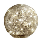 LED Glas Kugel 
gebrochenes Glas (Crack) 
D:15cm mit 15 LED