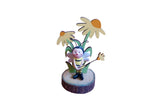 Dekosteller aus Holz 
mit Biene und Blume
Farbe: Gelb
D:7cm H:14cm