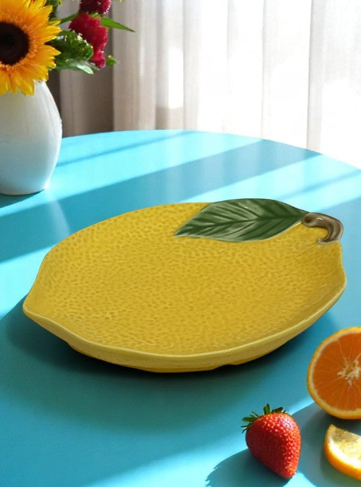 Deko Teller "Lemon" aus Keramik