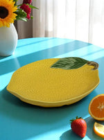 Deko Teller "Lemon" aus Keramik