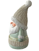 Deko Figur Santa grün aus Polyresin