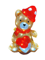 LED Outdoor Acryl Bär mit 50 LED cool white