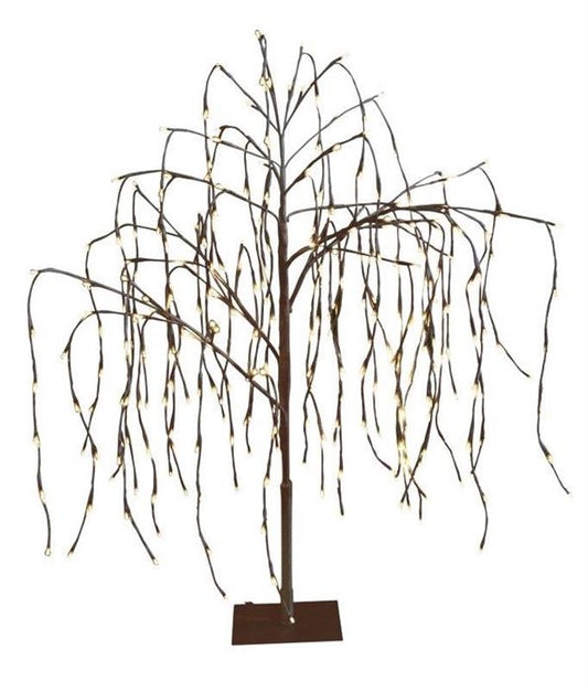 LED Weidenbaum Outdoor 
mit 294 LED H:120cm
Farbe: Braun
Warm weisses Licht