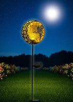 LED Solar Lampe Metall als Gartenstecker mit 1 LED 19x6x83.5cm