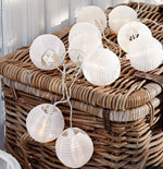 LED Lichterkette Outdoor weiss 
Nylon Ball
D7cm mit 10 LED L: 135cm