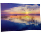 LED Bild aus Canvas H:40cm
Motive: Sonnenaufgang Wasser
mit 1 LED
L:60cm B:1.8cm H:40cm