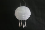 LED Solar Outdoor Lampion 
Weiss Rund D:25cm 
Warm weisses Licht - 1 LED