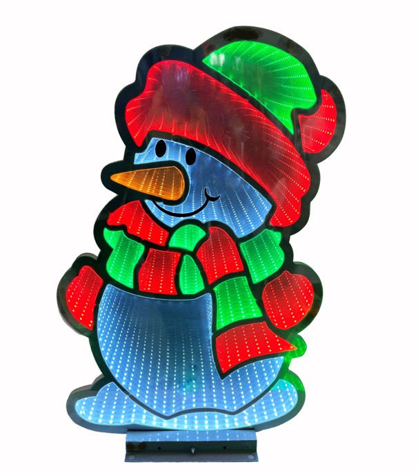 LED Figur Schneemann mit Infinity Effekt Outdoor