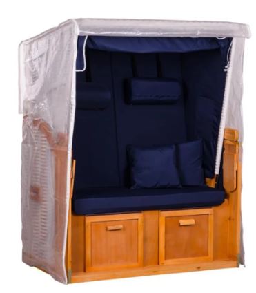 Strandkorb Hülle - Transparent - PVC Grösse M