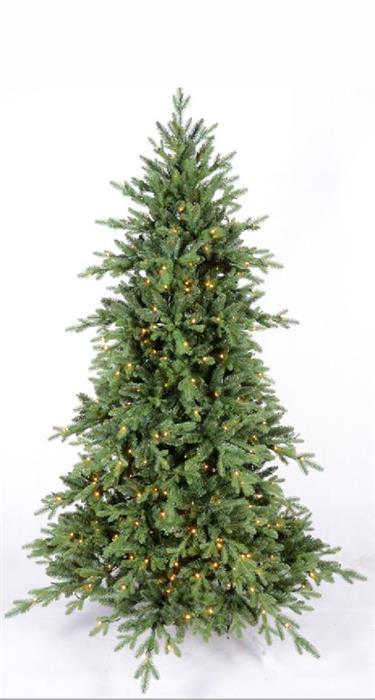 LED Outdoor künstlicher Tannenbaum grün Höhe150cm mit 350 LED auf Metall Ständer