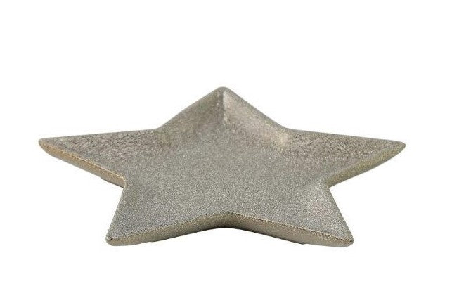 Deko Schale Stern 
aus Keramik
Farbe: Gold
D:24cm H:2cm