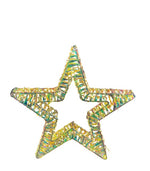 LED Stern Candy Outdoor aus Metall mit 200 Micro LED Farbige PET Streifen