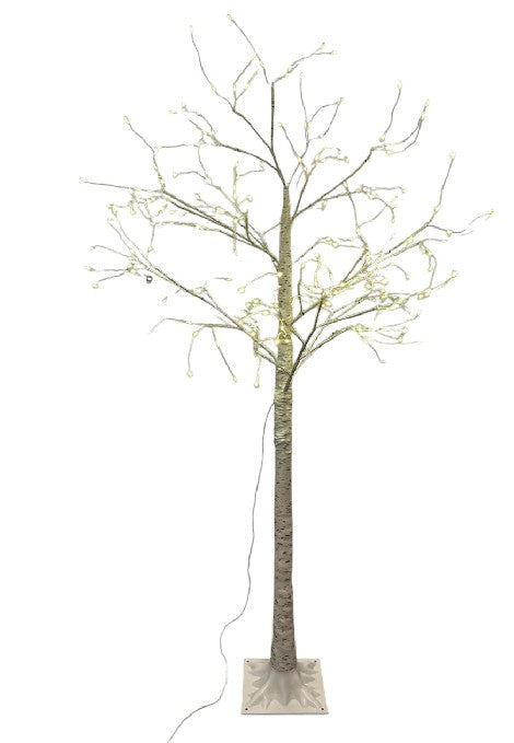 LED Birkenbaum Outdoor "Flower" dew drop mit 252 LED Höhe 180cm