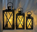 Laterne aus Metall antrazhit Farol