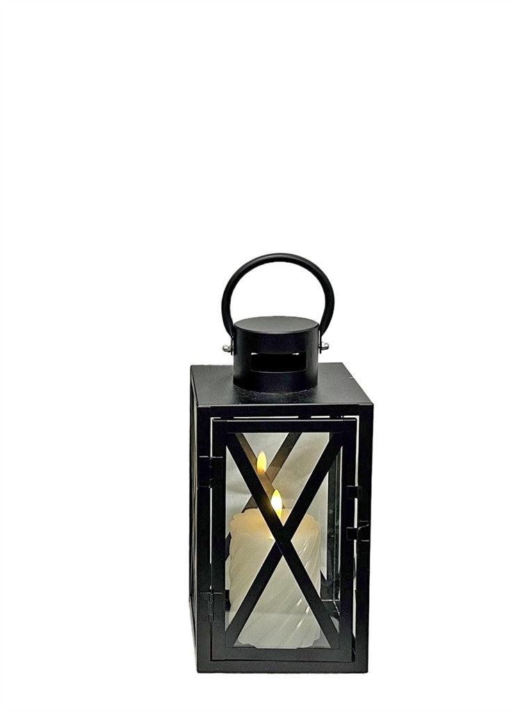 Laterne aus Metall antrazhit Farol