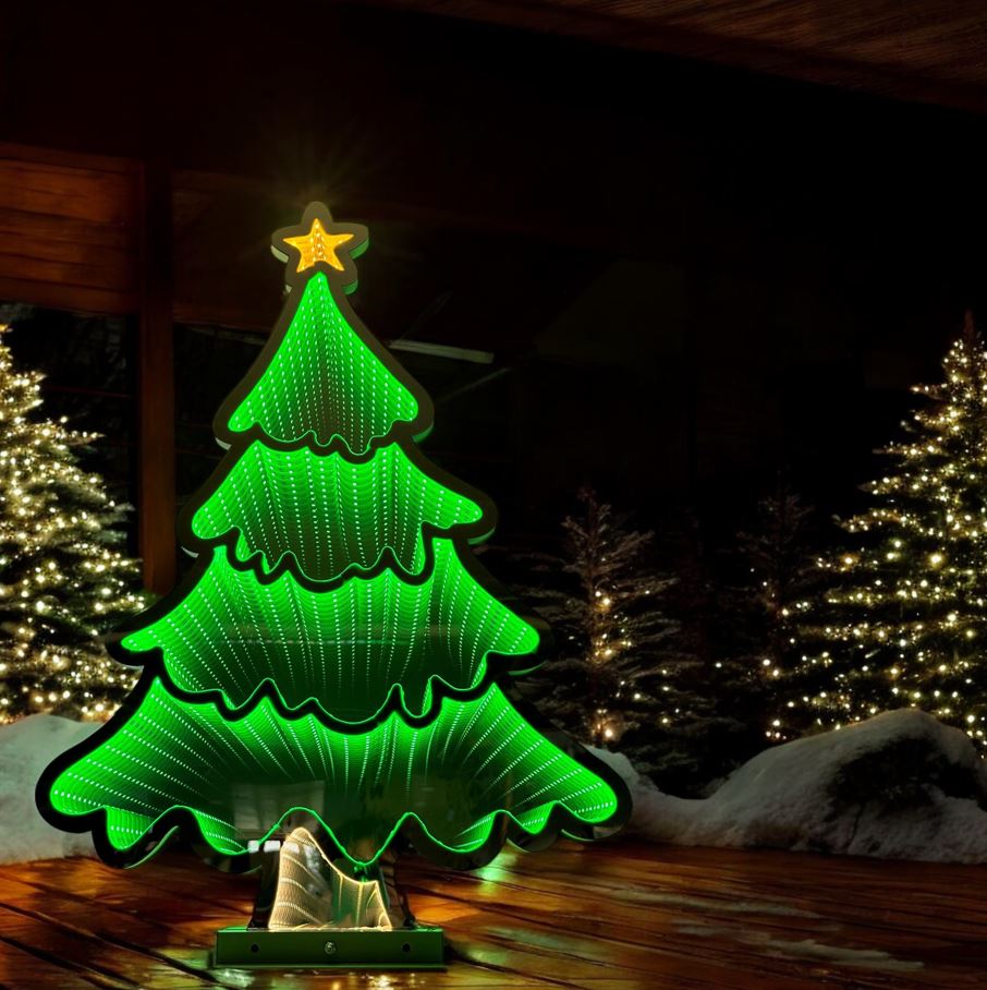LED Figur Tannenbaum mit Infinity Effekt Outdoor