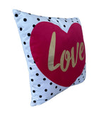 Kissen Love mit Reisverschluss Grösse: 30cmx30cm Digitaldruck einseitig